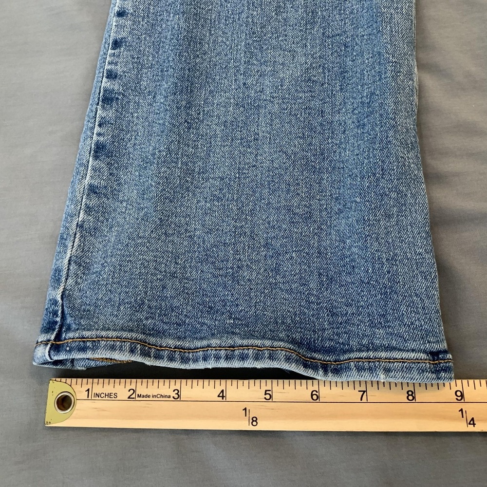 Levi's Superlow Boot Jeans Womens 30x32 Light Low Rise Bootcut Stretch Denim - Picture 9 of 12